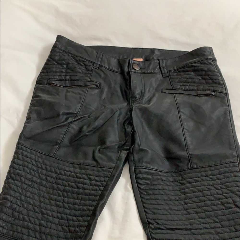 Free People pleather pants